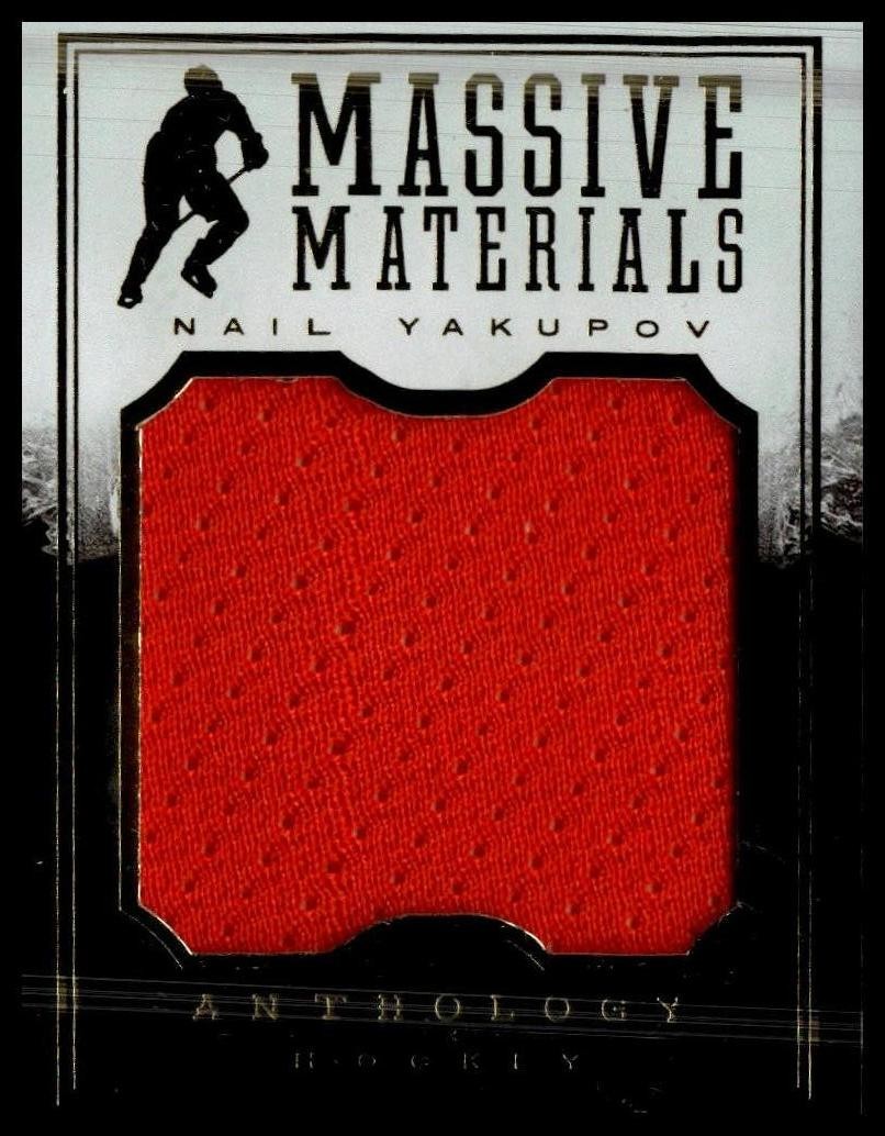 2015-16 Panini Anthology - Massive Materials #MM-65 Nail Yakupov #/190 SN,MEM