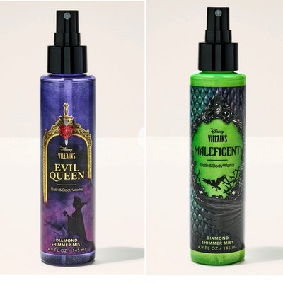 New, 4 Bath & Body Works Disney Villains Evil Queen & Maleficent