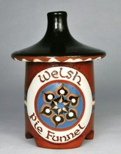 RARE Welsh Mid-Century Pagoda Style Pie Funnel - Stamped Wales