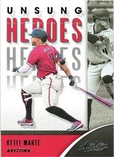 2021 Panini Absolute Ketel Marte Unsung Heroes Insert - Diamondbacks