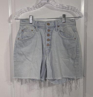 MOTHER The PIXIE TOMCAT ANKLE Button Light Pina Colada Paradise Cut Sz 23 READ