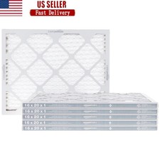 MERV 8 Air Filters 6 Pack Pleated Home HVAC Dust Pollen Allergen Capture New