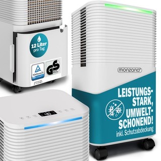 B Ware Luftentfeuchter 25 5x22x44 5 cm 12 Liter Entfeuchter Luftreiniger