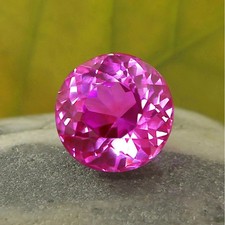 Extremely Rare Pink Sapphire Round Cut Natural Certified Loose Gemstone 11.20 Ct
