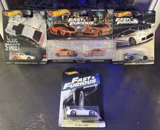 Hot Wheels Toyota Lot of 5 cars Supra Furious 7 White Supra AE86 Trueno