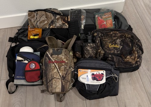 Hunting Camping Survival Gear Lot Cabelas Badlands Bags Emergency Supplies