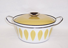Cathrineholm Mustard Yellow Green Lotus Ename...