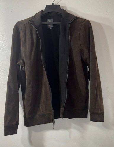 Cooper Jones Supply Mens XL Full Zip Jacket Brown Casual