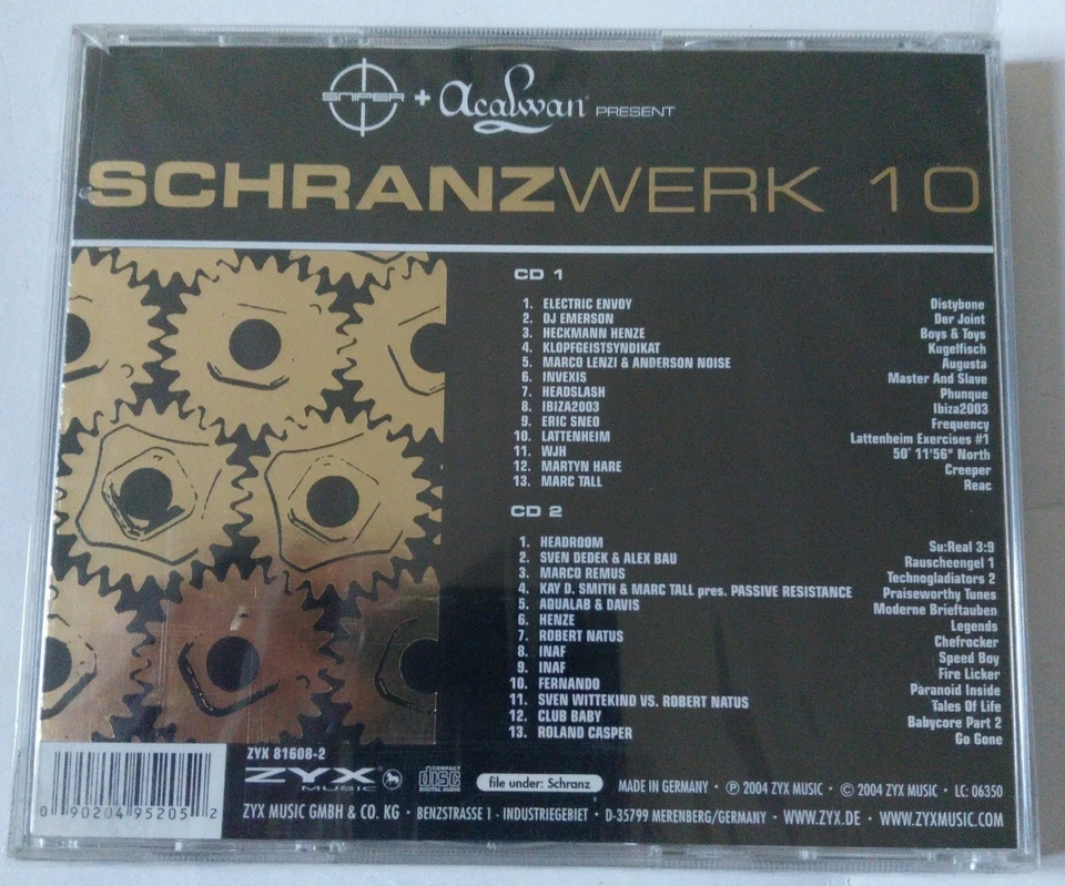 Schranzwerk vol. 10 die CD ist Neu & OVP in Folie verschweißt. Top - Bild 2 von 2