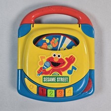 Sesame Street Elmo CD Music Player With CD Tyco 1997 - Tested  Works