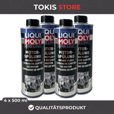 Liqui Moly Pro Line 4 x 500 ml Motorspülung Motorreiniger Engine Flush Additiv
