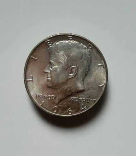 1964 D Kennedy Half Dollar Silver Coin Uncirculated