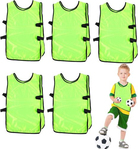 VGEBY Gilet da Allenamento di Squadra, Confezione da 12 Gilet da Allenamento da Calcio Scrimmage Gilet da Allenamento da Squadra in Rete Bavaglini Traspiranti per Adulti