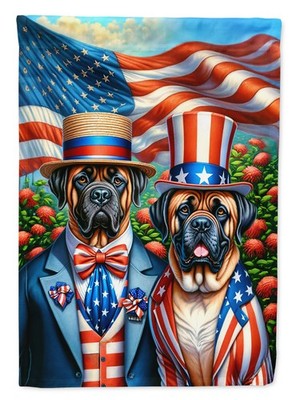 Caroline's Treasures All American Mastiff Garden Flag DAC4271GF