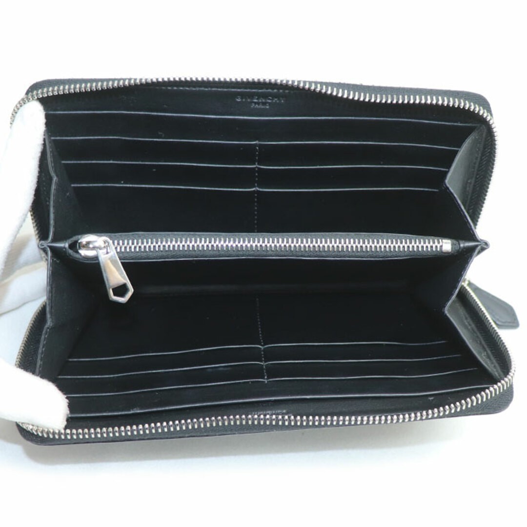 Givenchy Wallet Bambi Long Round Zipper Black BC06340493 Women's Used KOER-0 thumbnail 3