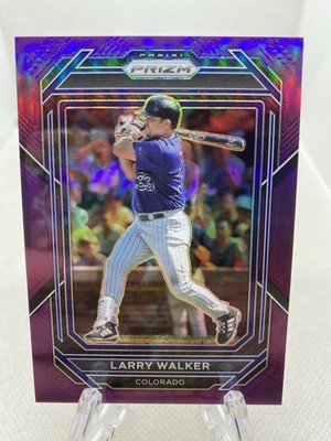 2023 Panini Prizm Larry Walker #4 Purple Prizm /99