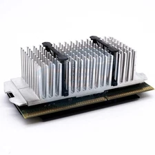 IBM VINTAGE INTEL PENTIUM 2 SL357 400MHZ SLOT1 MXM PROCESSOR WITH HEATSINK