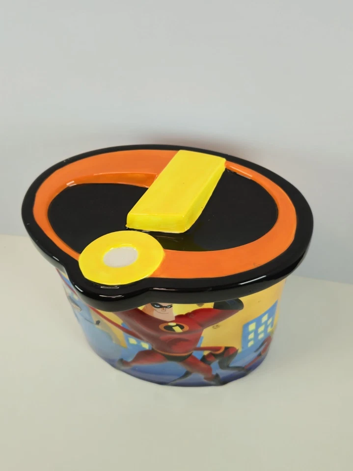 Tarro de galletas grande de Los Increíbles Disney Pixar 9,5 x 8,5 x 7 Foto 3 de 4