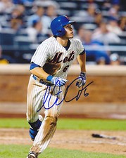 MATT DEN DEKKER   NEW YORK METS    ACTION SIGNED 8x10