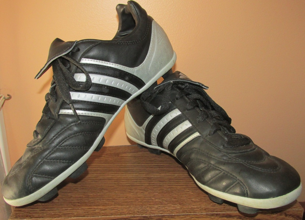 Adidas Youth Unisex Black & Silver TRX Hard Ground Soccer