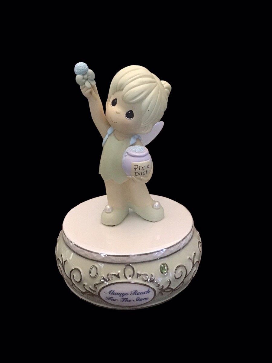 Precious Moments Disney Tinker Bell Always Reach For The Stars Music Box