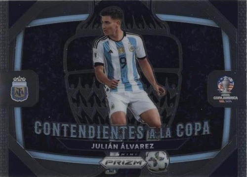 2024 Panini Copa America Sticker Blue Parallel Julian Alvarez