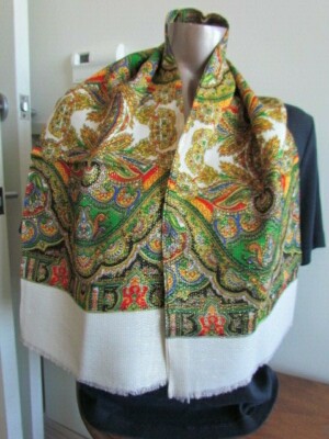 New Double Layer Men Wool Metallic Vintage Scarf Ascot Opera  display picture 1