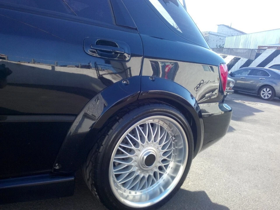 PARA SUBARU IMPREZA 2004-2007 ESTILO KARLTON JDM GUARDABARROS LLAMARADAS FIBRA DE VIDRIO (6 PIEZAS) Foto 4 de 4