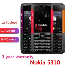 Nokia 5310 XpressMusic Unlocked Bluetooth Mobile Phone Hebrew English keyboard