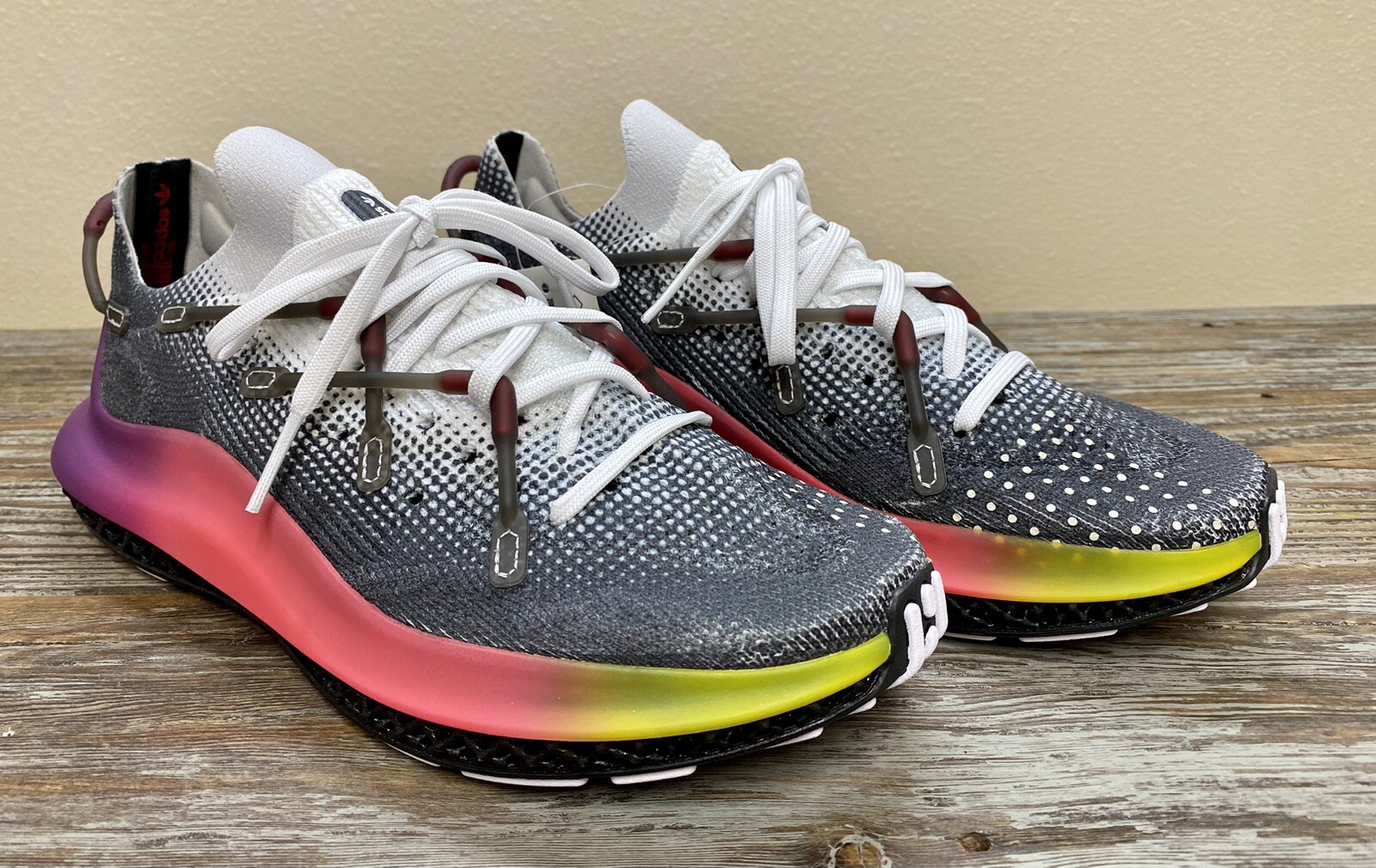 SAOLA Sneakers Adidas 4D Fusio nere ultraviole FY3609 da uomo taglia 8 Wmn's 9