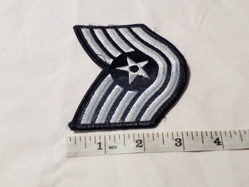 Spalline toppa vintage aeronautica militare cucito su feltro retro bianco su blu - Foto 6 di 6