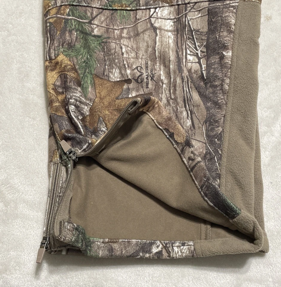 Redhead Realtree Xtra Windproof Hunting Thermal Long Shorts Men's XL Brown - Image 4 of 4