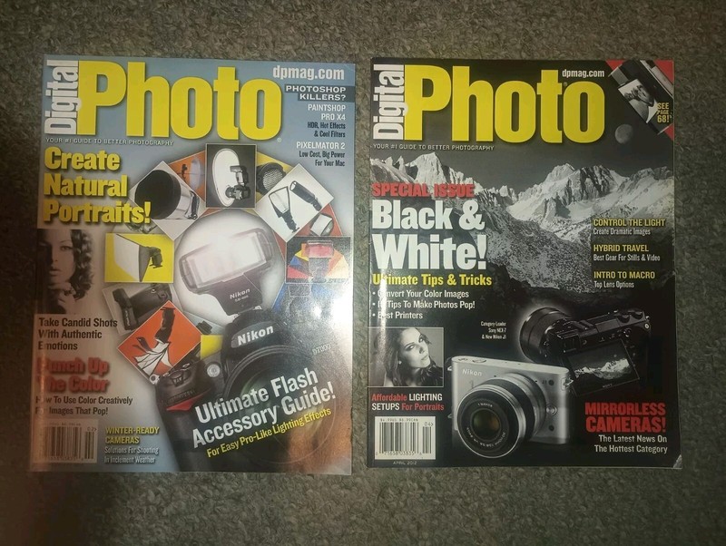 Digital Photo Magazine 2012 Lot Of 2 February April Paintshop Pro X4