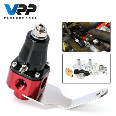 #ad #ad FPR Inline Fuel Pressure Regulator Adjust 3 65 PSI 3 8#x27;#x27; IN OUT Return Bypass $29.90