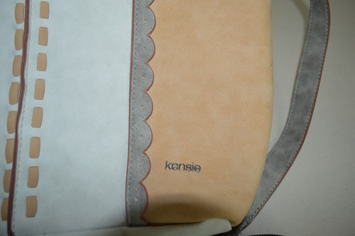 Kensie Handbag Beige Tan w/ Adjustable Shoulder Strap - Picture 4 of 8