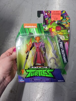 Rise of the Teenage Mutant Ninja Turtles FOOT Lieutenant Action Figure NIB 