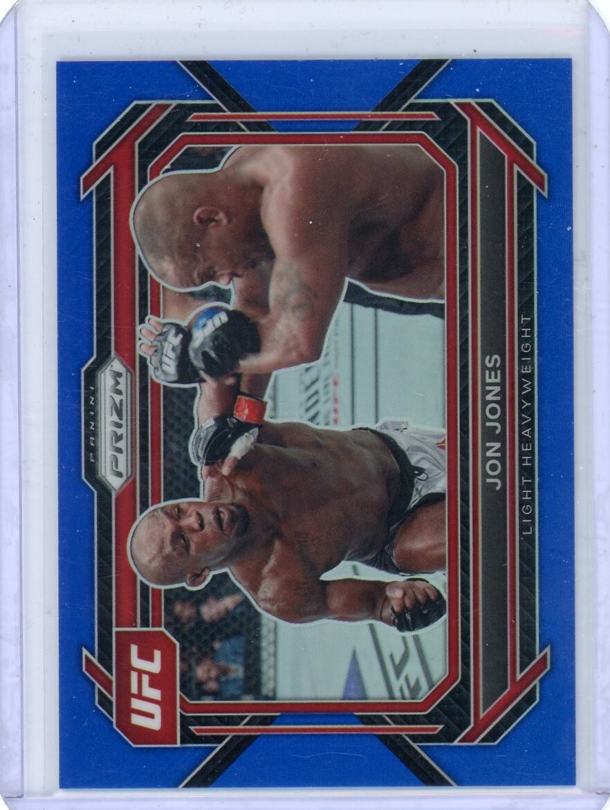 2023 Panini Prizm UFC Blue /175 JON JONES No. 74!