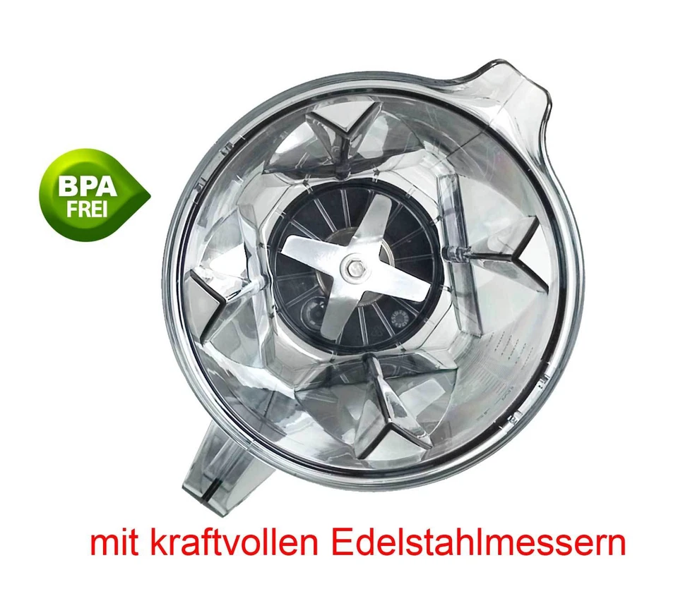 JTC Power Mixer Blender Icecrusher weiß 2,0l BPA-Frei +Buch Grüne Smoothies - Bild 4 von 4