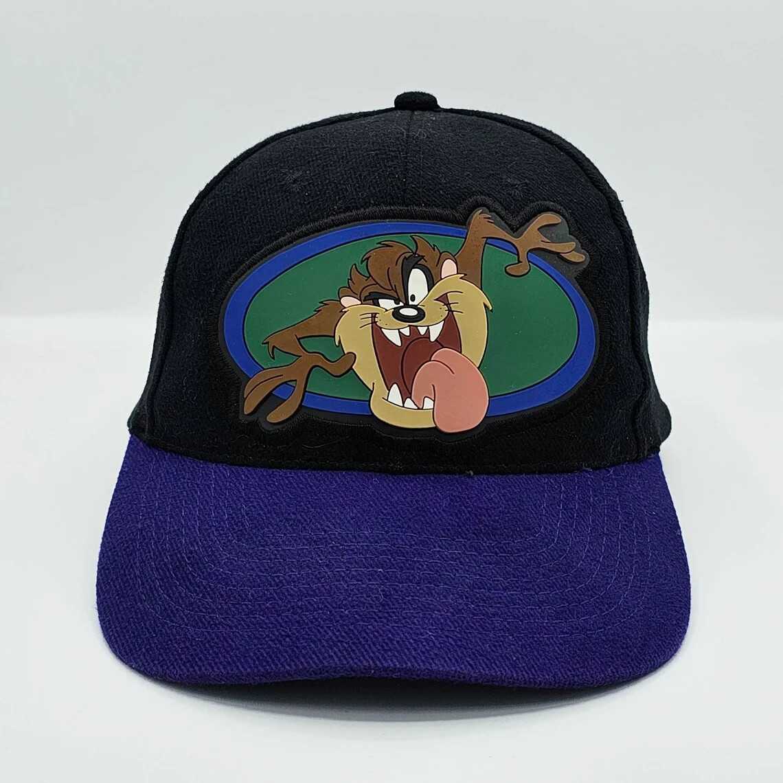 Taz Vintage 90s Looney Tunes Snapback Hat - Black Cartoon Cap | eBay