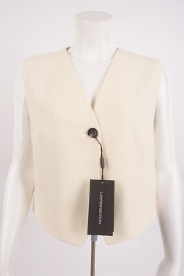 Gilet gilet costume femme Massimo Dutti L crème édition limitée