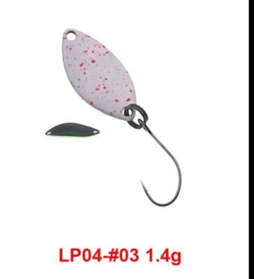 KIT 12pz SPOON ONDULANTI TROUT AREA SPINNING TROTA PERSICO CON SCATOLA