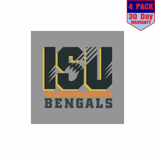 Idaho State Bengals 4 NCAA College 1 4 pack 4x4 Inch