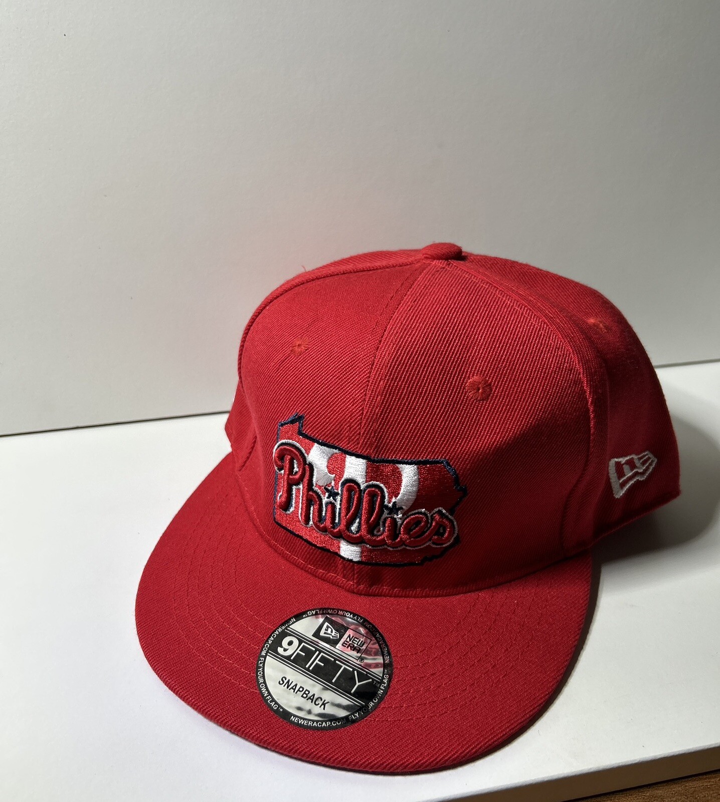 Men's New Red Philadelphia Phillies Team 9FIFTY Snapback Hat