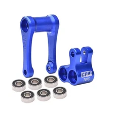 For 1/4 Losi Promoto Bike KNUCKLE & PULL ROD  Metal Upgrade #MX030 -BLUE-