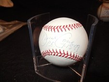 NY Yankees Great David Cone Auto Baseball w/ inscription PG 7.18.99 Steiner