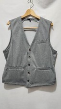 MURANO Mens Size L Shirt/Suit Jacket Vest, Black