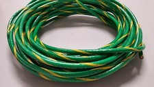10 GAUGE THHN WIRE GREEN YELLOW 25 FEET THWN 600V COPPER STRANDED