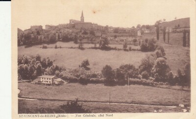 Alte AK RHÔNE SAINT-VINCENT-DE-REINS Gesamtansicht Nordseite ec.