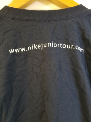 Nike Junior Tour Small Dark Blue T-shirt NEW | eBay