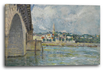 Kunstdruck Alfred Sisley - Brücke in Saint Cloud